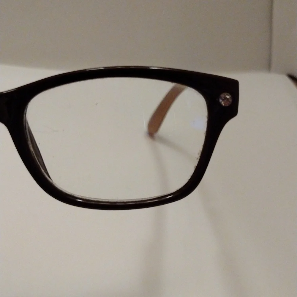 EUC Foster Grant Adorable Purple Rhinestone Detail Reader Reading Glasses!